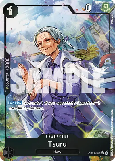 Tsuru OP02-106 Full Art PRB01 One Piece Card The Best
