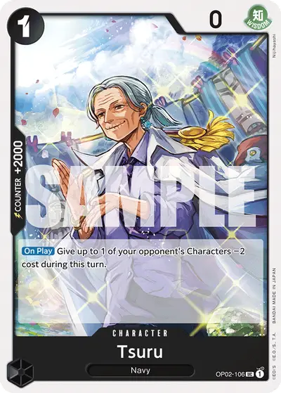 Tsuru OP02-106 Reprint PRB01 One Piece Card The Best