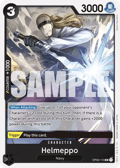 Helmeppo OP02-113 Reprint 1 ST19 Black Smoker