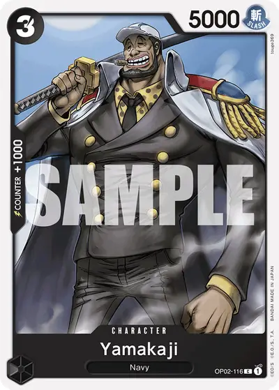 Yamakaji OP02-116 Reprint 1 ST19 Black Smoker