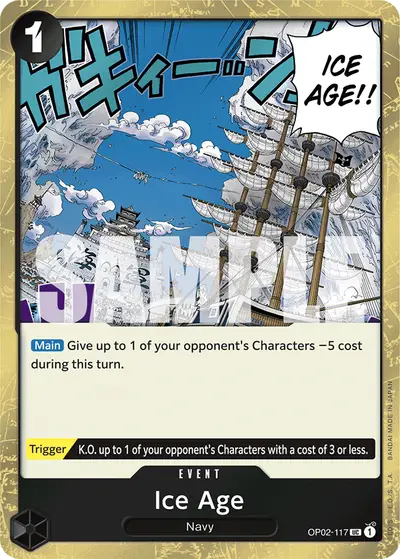 Ice Age OP02-117 Jolly Roger Foil PRB01 One Piece Card The Best