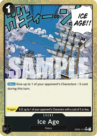 Ice Age OP02-117 Textured Foil PRB01 One Piece Card The Best