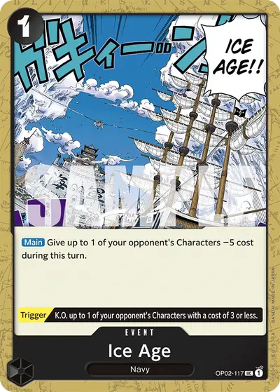 Ice Age OP02-117 Reprint 1 ST19 Black Smoker
