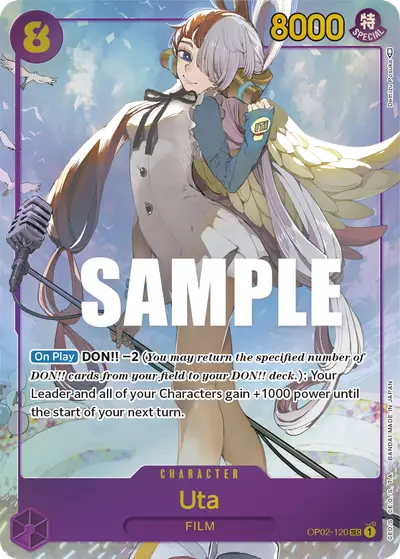 Uta OP02-120 Alternate Art OP02 Paramount War