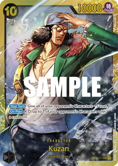 Kuzan OP02-121 OP02 Paramount War