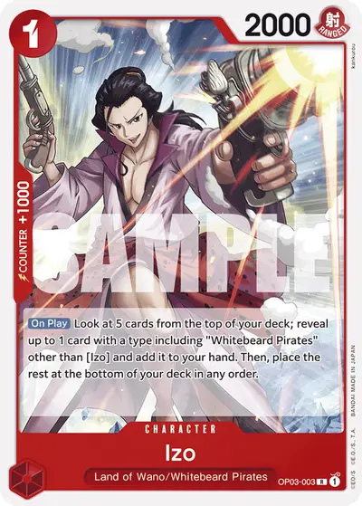 Izo OP03-003 Reprint 1 ST15 Red Edward Newgate