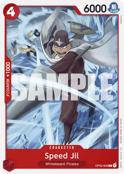 Speed Jil OP03-006 Reprint 1 ST15 Red Edward Newgate