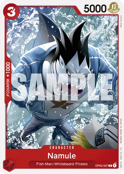 Namule OP03-007 Reprint 1 ST15 Red Edward Newgate