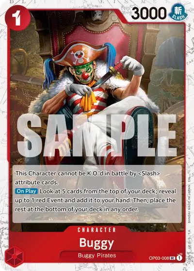 Buggy OP03-008 Pirate Foil PRB02 One Piece Card The Best Vol. 2