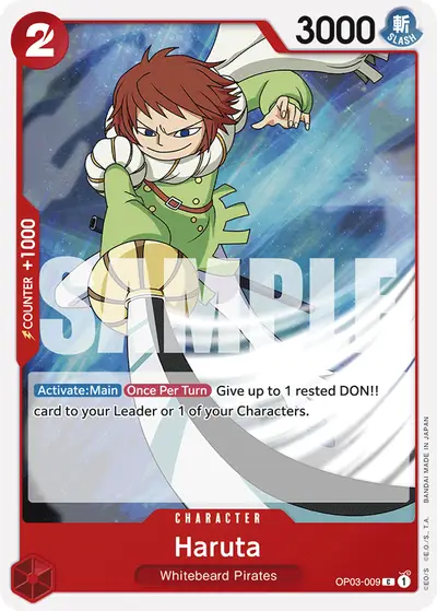 Haruta OP03-009 Reprint 1 ST15 Red Edward Newgate