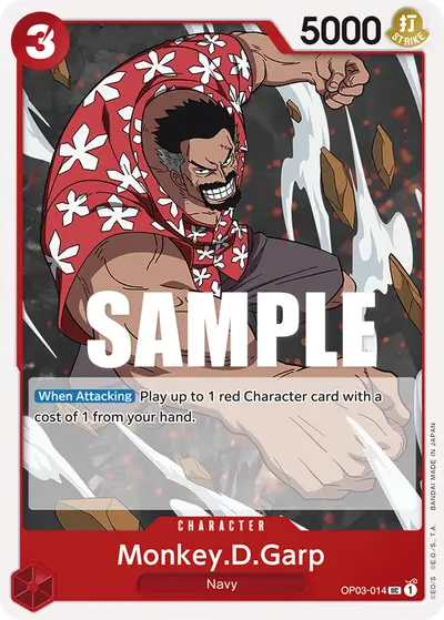 Monkey D. Garp OP03-014 OP03 Pillars of Strength