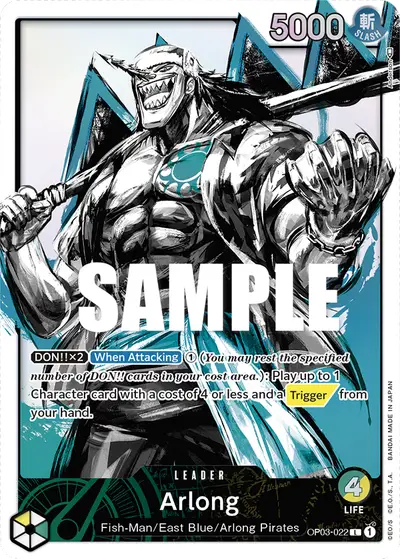 Arlong OP03-022 Alternate Art OP03 Pillars of Strength
