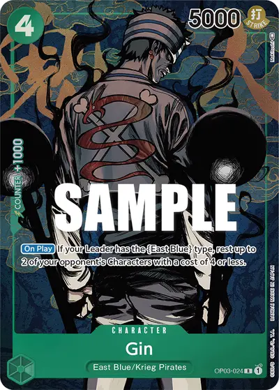 Gin OP03-024 Alternate Art OP03 Pillars of Strength