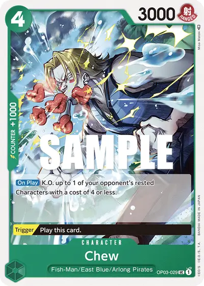 Chew OP03-029 OP03 Pillars of Strength