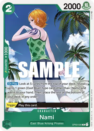 Nami OP03-030 OP03 Pillars of Strength