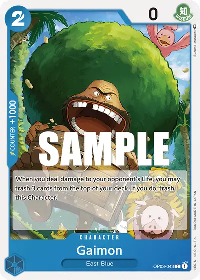 Gaimon OP03-043 OP03 Pillars of Strength