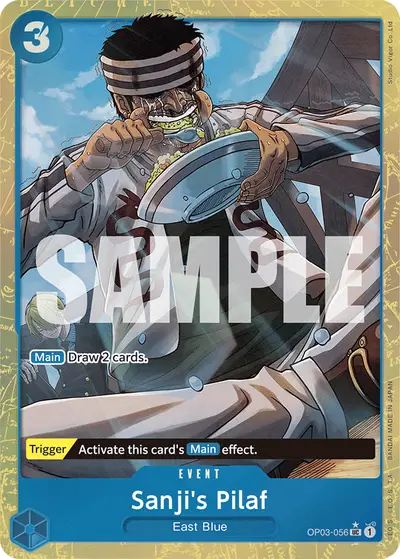 Sanji's Pilaf OP03-056 Alternate Art PRB01 One Piece Card The Best