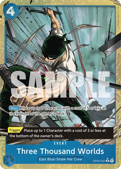 Three Thousand Worlds OP03-057 Alternate Art PRB01 One Piece Card The Best