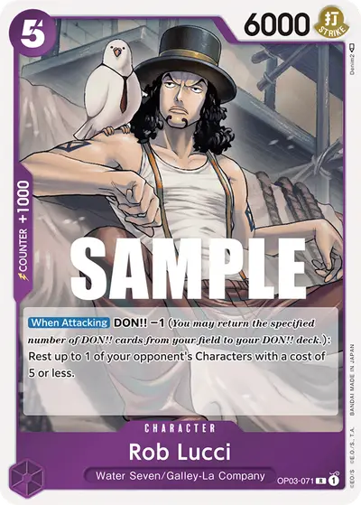 Rob Lucci OP03-071 OP03 Pillars of Strength