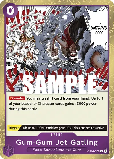 Gum-Gum Jet Gatling OP03-072 OP03 Pillars of Strength