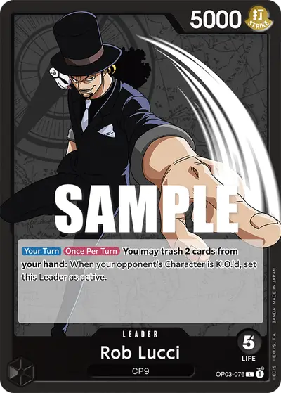 Rob Lucci OP03-076 OP03 Pillars of Strength