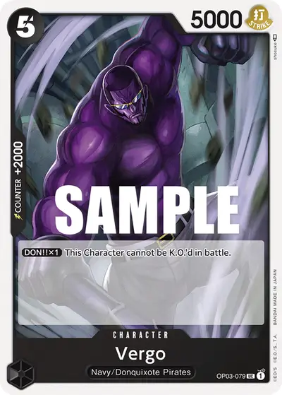 Vergo OP03-079 OP03 Pillars of Strength
