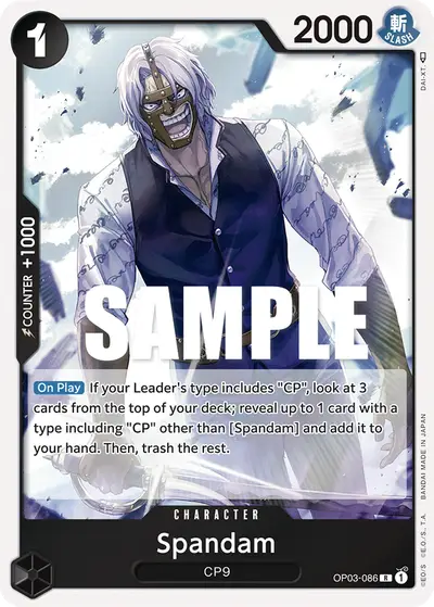 Spandam OP03-086 OP03 Pillars of Strength