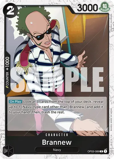 Brannew OP03-089 Jolly Roger Foil PRB01 One Piece Card The Best