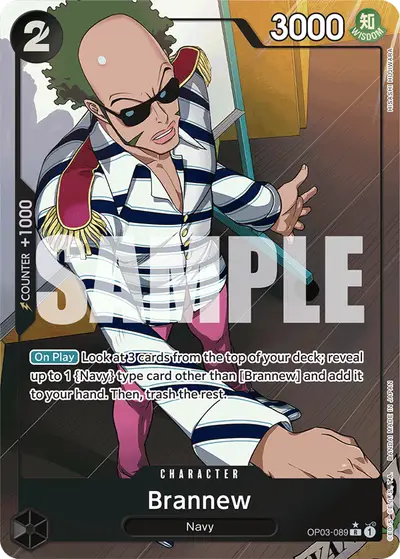 Brannew OP03-089 Full Art PRB01 One Piece Card The Best