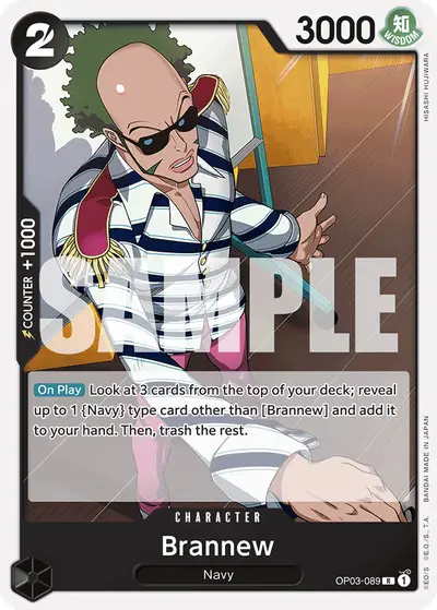Brannew OP03-089 Reprint 1 ST19 Black Smoker