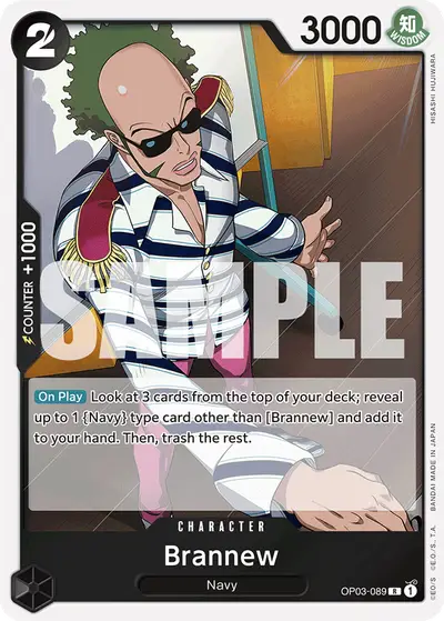 Brannew OP03-089 Reprint PRB01 One Piece Card The Best