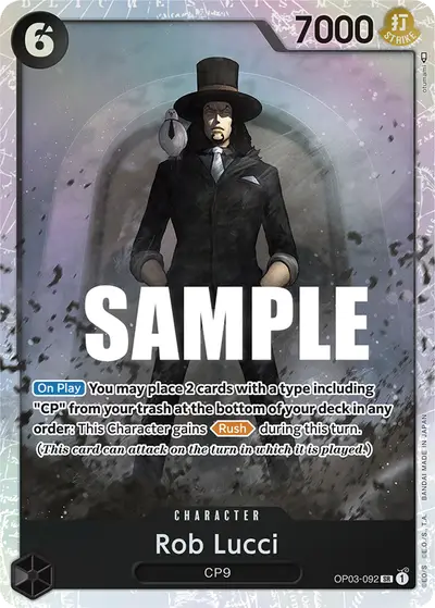 Rob Lucci OP03-092 OP03 Pillars of Strength