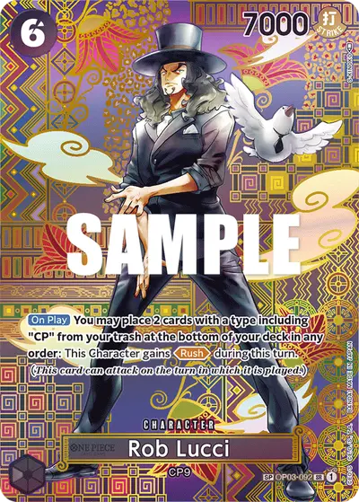 Rob Lucci OP03-092 SP OP05 Awakening of the New Era