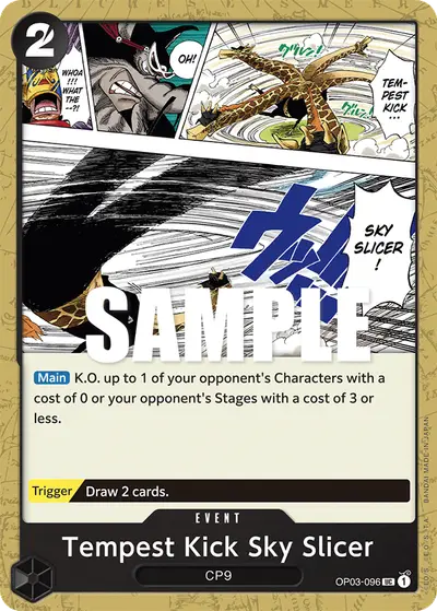 Tempest Kick Sky Slicer OP03-096 OP03 Pillars of Strength