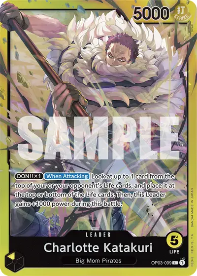 Charlotte Katakuri OP03-099 Parallel 2 ST20 Yellow Charlotte Katakuri