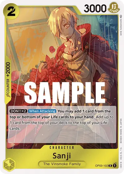 Sanji OP03-102 OP03 Pillars of Strength