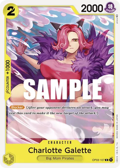 Charlotte Galette OP03-107 OP03 Pillars of Strength