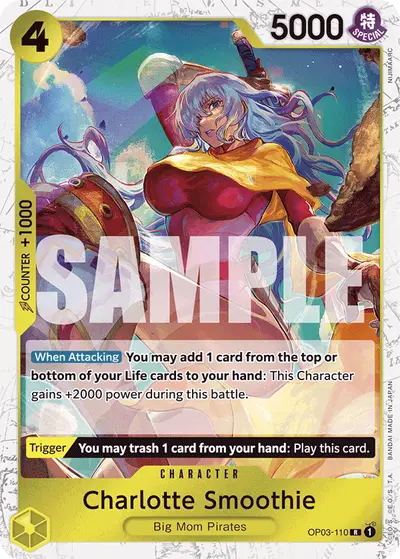 Charlotte Smoothie OP03-110 Jolly Roger Foil PRB01 One Piece Card The Best