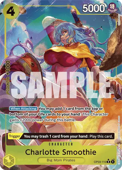 Charlotte Smoothie OP03-110 Full Art PRB01 One Piece Card The Best