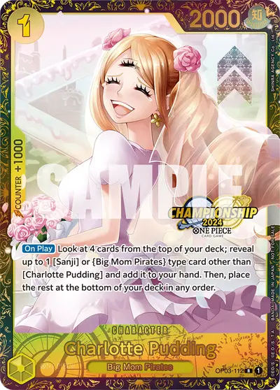 Charlotte Pudding OP03-112 Parallel 2 Promotion Cards