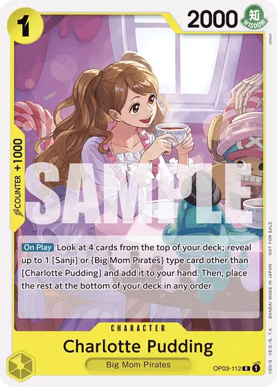 Charlotte Pudding OP03-112 Parallel 3 Promotion Cards