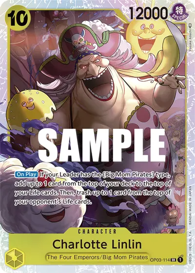 Charlotte Linlin OP03-114 OP03 Pillars of Strength