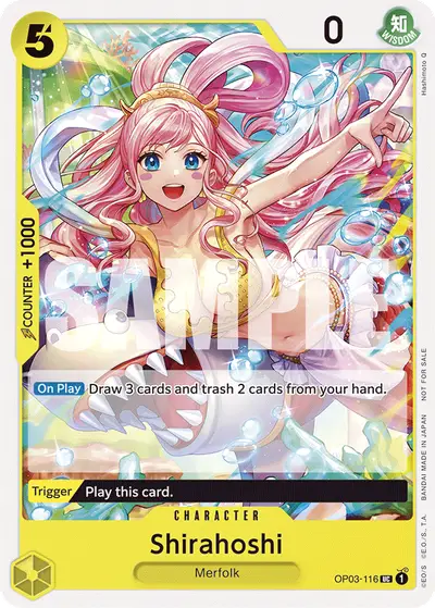 Shirahoshi OP03-116 Parallel 1 Promotion Cards