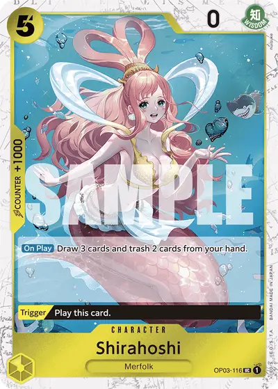 Shirahoshi OP03-116 Jolly Roger Foil PRB01 One Piece Card The Best
