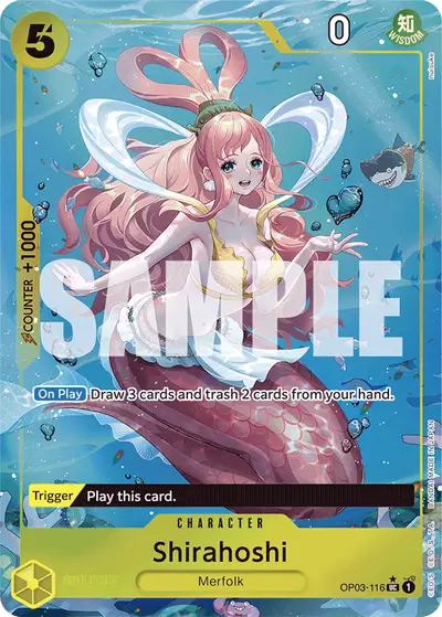 Shirahoshi OP03-116 Full Art PRB01 One Piece Card The Best