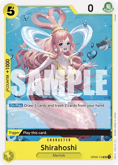 Shirahoshi OP03-116 Reprint PRB01 One Piece Card The Best