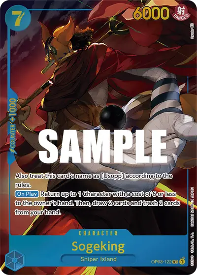 Sogeking OP03-122 Alternate Art OP03 Pillars of Strength
