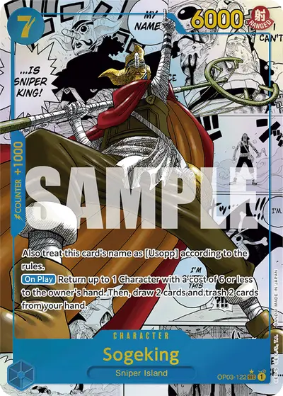 Sogeking OP03-122 Manga PRB01 One Piece Card The Best