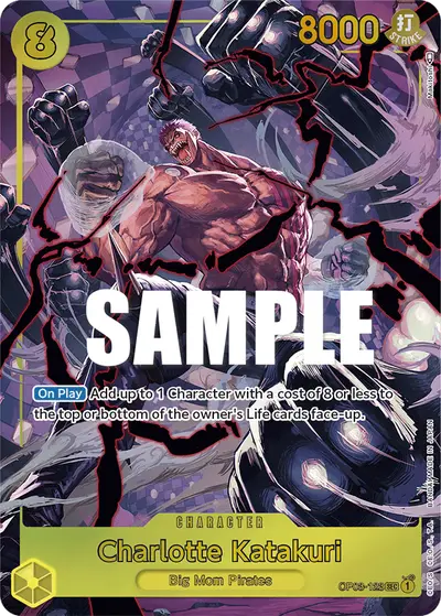 Charlotte Katakuri OP03-123 Alternate Art OP03 Pillars of Strength