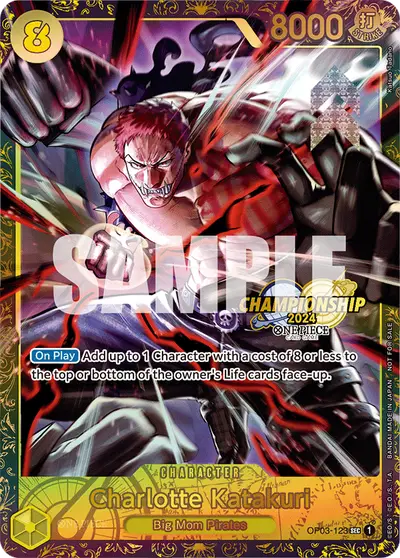 Charlotte Katakuri OP03-123 Parallel 2 Promotion Cards